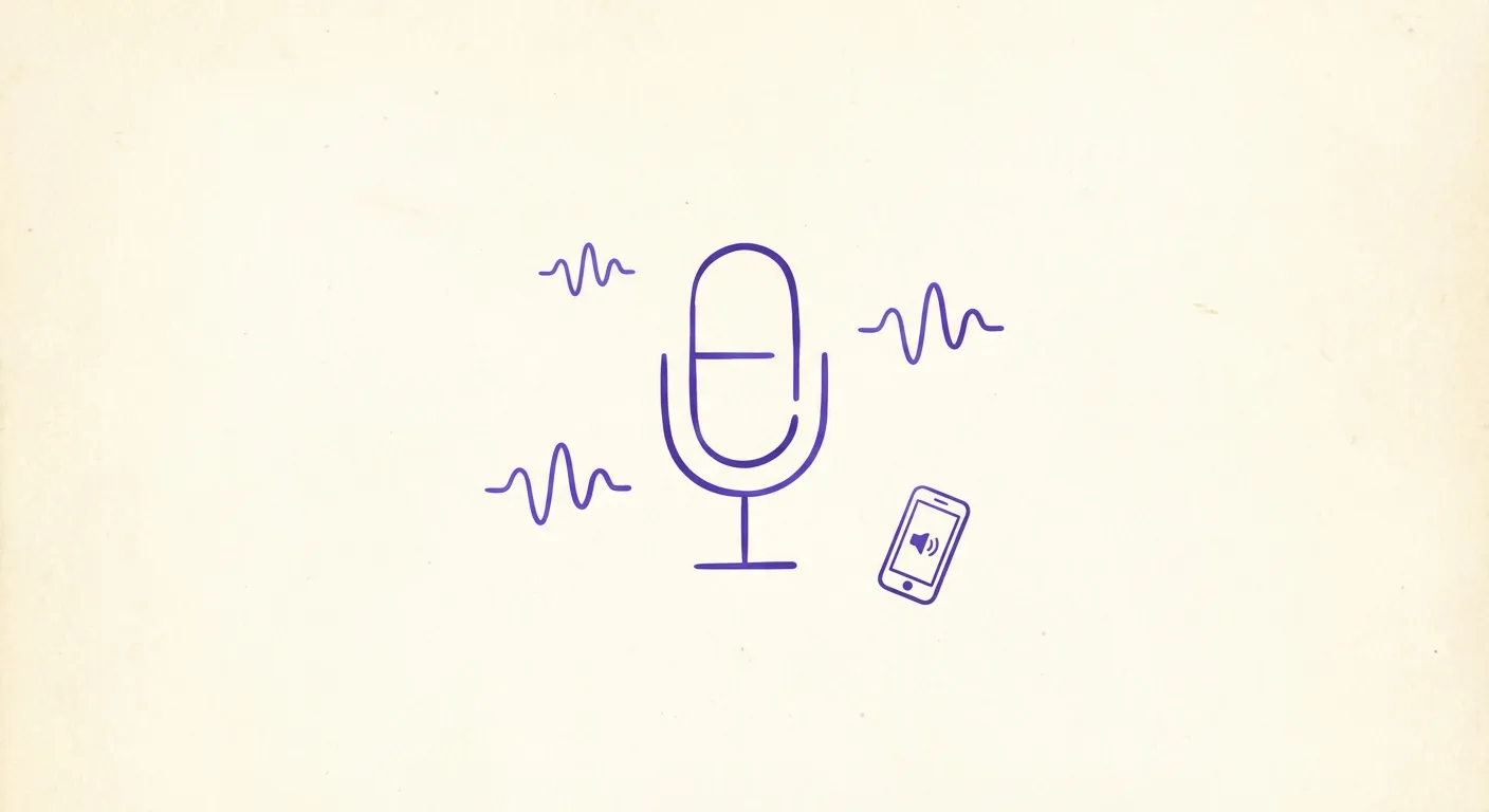 Illustration of voice search optimization for AI assistants